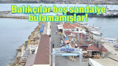 Balıkçılar boş sandalye bulamamışlar!