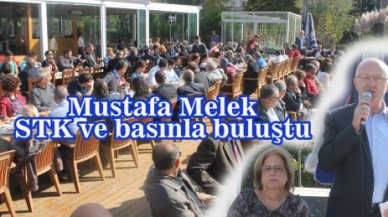 Melek STK ve basınla buluştu