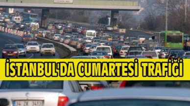 İSTANBUL'DA CUMARTESİ TRAFİĞİ