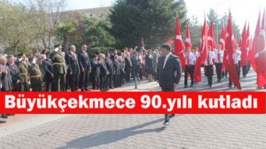 Büyükçekmece 90.yılı kutladı