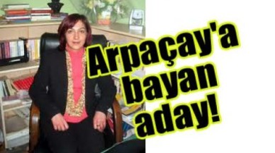 Arpaçay'a bayan eli....