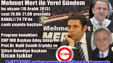 Mehmet Mert ile Yerel Gündem başlıyor…