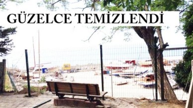 Güzelce limanı çevresi yeniden düzenlendi