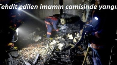 İmamı tehdit edilen Caferi camiinde yangın