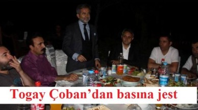 Togay Çoban’dan basına jest