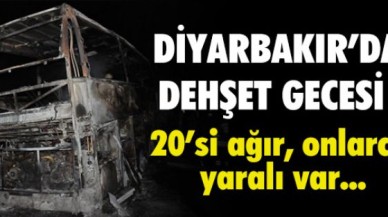 DİYARBAKIR'DA DEHŞETİ YAŞADILAR: 70 YARALI