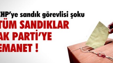 Tüm sandıklar AK Parti'ye emanet