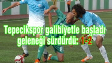 Tepecikspor, geleneği sürdürdü: 1-2