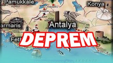 Antalya’da deprem