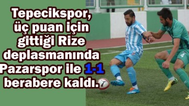 Tepecikspor, 1-1 eriyor