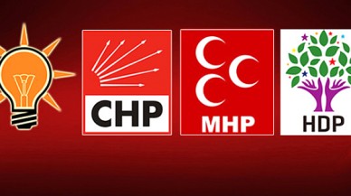 AK Parti, CHP, MHP ve HDPnin 25 Adayı Değişti