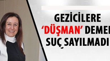 Gezi eylemcilerini düşmana benzetmek ifade özgürlüğü sayıldı