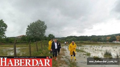 Çatalca Yalıköyde sel baskını