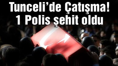 Tuncelide Sokak Ortasında Çatışma! 1 Polis Şehit