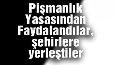 O PKKlılar Pişmanlık Yasasından Faydalandılar