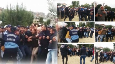 Albatros direnişçilerine zabıta ve polis baskını