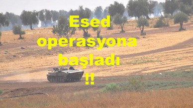 Esed Rusya yardımıyıla operasyona başladı