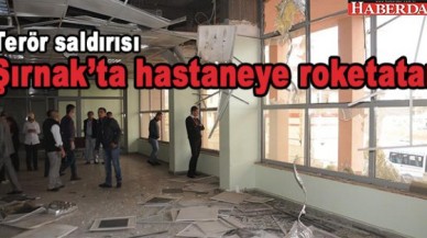 Teröristlerden hastaneye roketatar