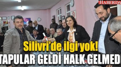 TAPULAR GELDİ HALK GELMEDİ!