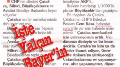 Yalçın Bayer’den HABERDAR’ın haberine yorumlar