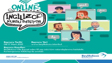 Beylikdüzü Belediyesi: Online İngilizce kurs kayıtları başladı