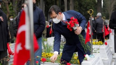 Çanakkale Şehitleri Edirnekapı Şehitliğinde anıldı