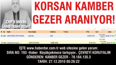 KORSAN KAMBER GEZER ARANIYOR!