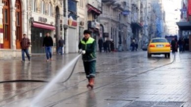 İstiklal Caddesi temizlendi