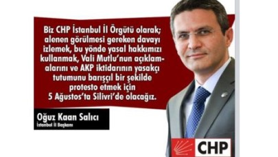 CHP  Silivri'de olacak!