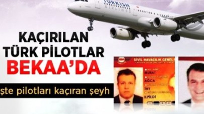 Beyrut'ta Kaçırılan 2 Türk Pilot Bekaa Vadisi'nde Tutuluyor