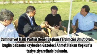 Ahmet Hakan,babasını kaybetti