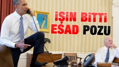 Barack Obama'nın Suriye pozu