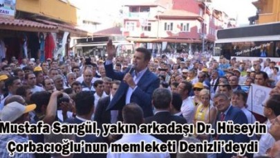 Sarıgül Denizli'den seslendi