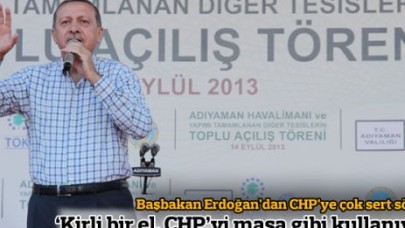 Erdoğan: Kirli bir el CHP'yi maşa gibi kullanıyor