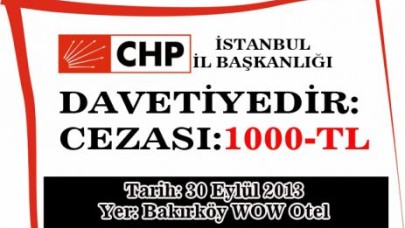 CHP İstanbul il başkanlığının kasası dolacak!