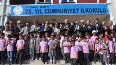 Silivri,yeni eğitim öğretim yılına yeni okulla 'merhaba' dedi