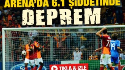 Galatatasaray'ın 1 golüne karşılık Real'den 6