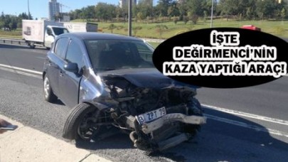 Değirmenci trafik kazası geçirdi