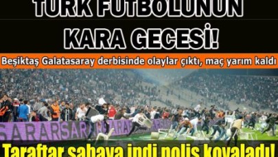 DEV DERBİ YARIDA KALDI