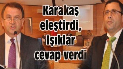 Karakaş eleştirdi, Işıklar cevap verdi