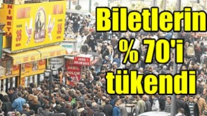 Yılbaşı biletlerinin yüzde 70'i tükendi