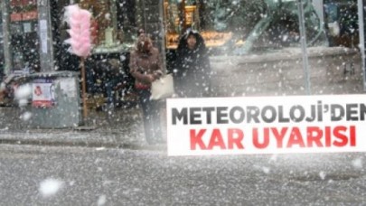 Meteoroloji'den Kar Uyarısı