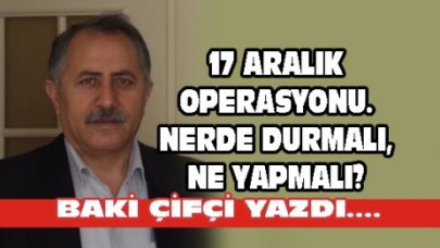 NERDE DURMALI, NE YAPMALI?