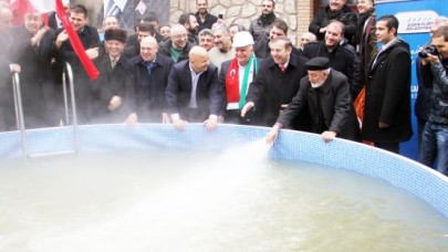 İstanbul'un ilk termal havuzunun temeli atıldı