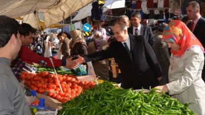 Akgün'den Esnaf turu