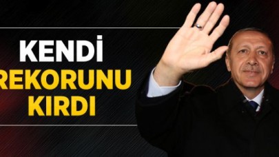 Başbakan Erdoğan Kendi Rekorunu Kırdı