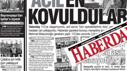 'ACİL'EN KOVULDULAR