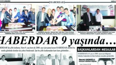 HABERDAR 9 yaşında…