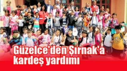 Güzelce'den Şırnak'a kardeş yardımı