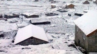 Rize’de haziran karı